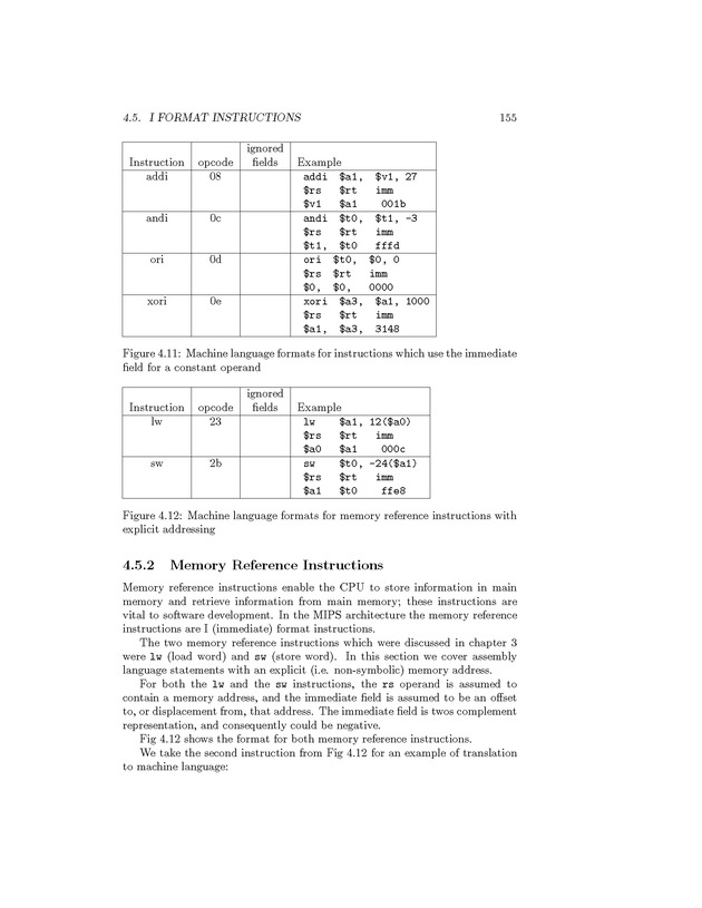Computer Organization with MIPS - Page 155